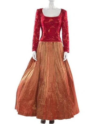 Pre-owned Escada Silk Long Dress