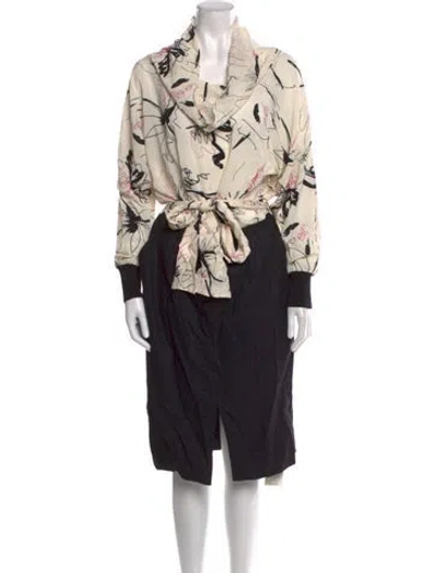 Pre-owned Escada Silk Long Dress