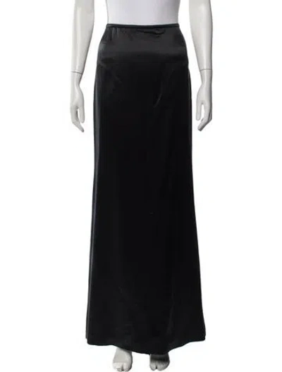 Pre-owned Escada Silk Long Skirt In Blue