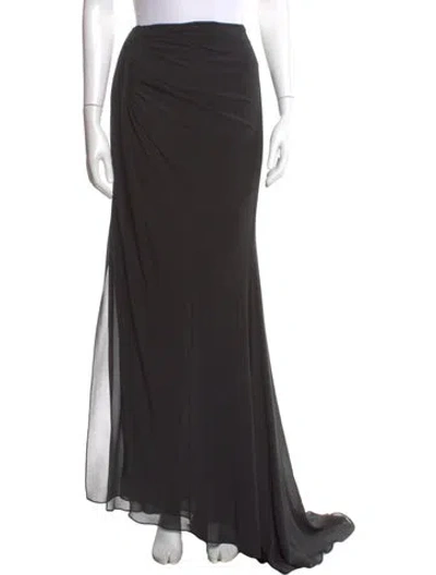 Pre-owned Escada Silk Long Skirt In Multi