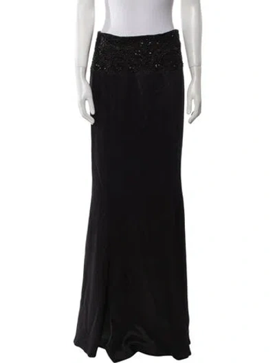 Pre-owned Escada Silk Long Skirt In Multi
