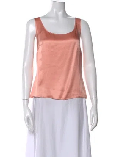 Pre-owned Escada Silk Scoop Neck Top
