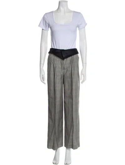 Pre-owned Escada Silk Set In Gray