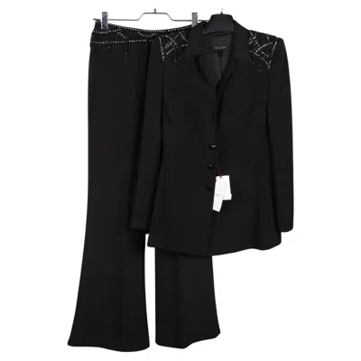 Pre-owned Escada Silk Suit In Black