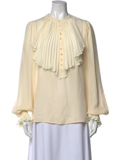 Pre-owned Escada Silk Sweater In Neutral