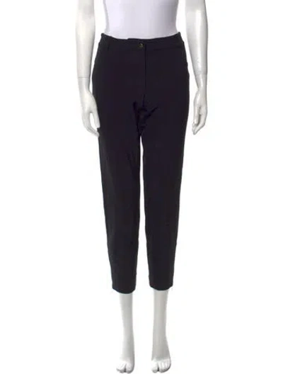 Pre-owned Escada Skinny Leg Pants In Black