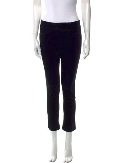 Pre-owned Escada Skinny Leg Pants In Black