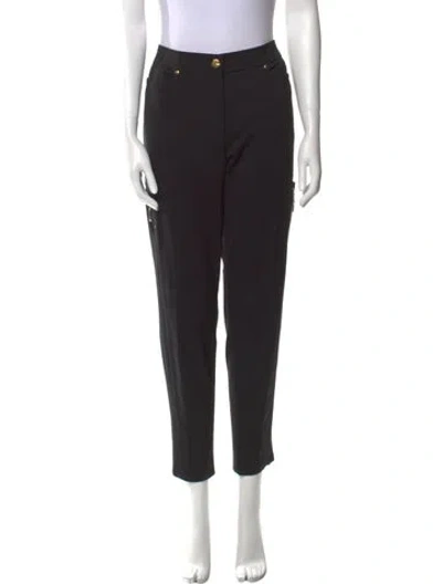 Pre-owned Escada Skinny Leg Pants In Black