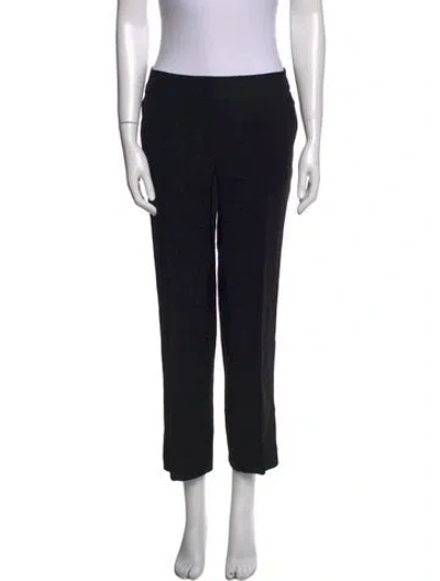 Pre-owned Escada Skinny Leg Pants In Black