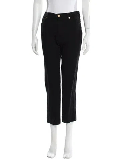 Pre-owned Escada Skinny Leg Pants In Black