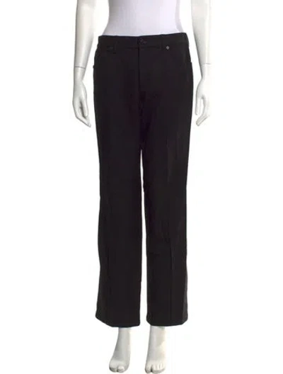 Pre-owned Escada Skinny Leg Pants In Black