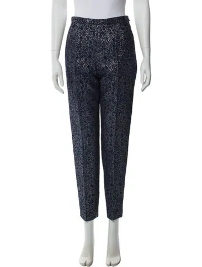 Pre-owned Escada Skinny Leg Pants In Blue