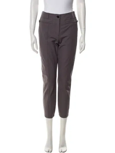 Pre-owned Escada Skinny Leg Pants In Gray