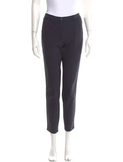 Pre-owned Escada Skinny Leg Pants In Gray