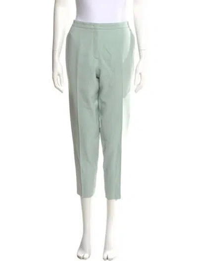 Pre-owned Escada Skinny Leg Pants In Green