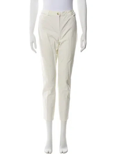 Pre-owned Escada Skinny Leg Pants In Neutral