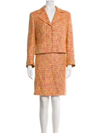 Pre-owned Escada Skirt Suit In Pink