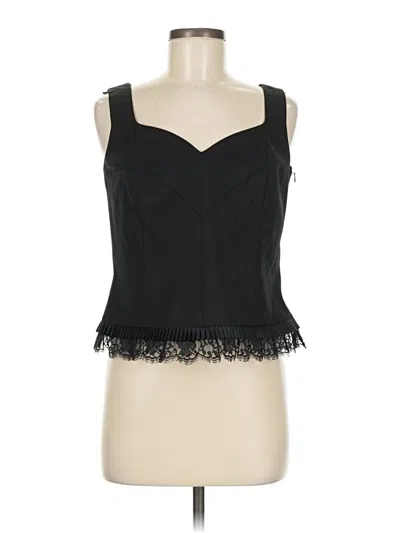 Pre-owned Escada Sleeveless Blouse In Black