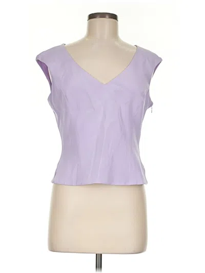 Pre-owned Escada Sleeveless Blouse In Purple