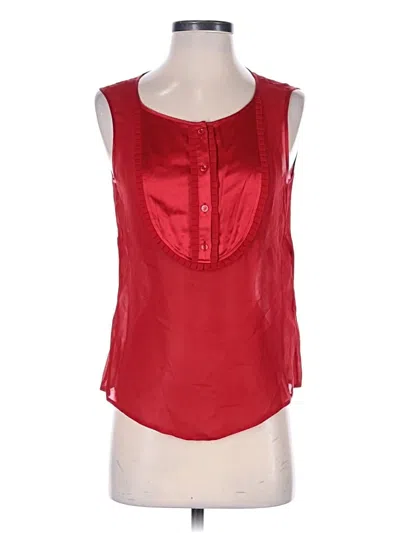 Pre-owned Escada Sleeveless Blouse In Red