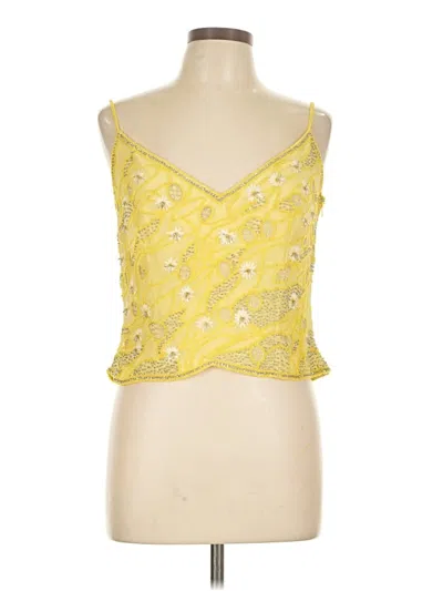 Pre-owned Escada Sleeveless Blouse In Yellow