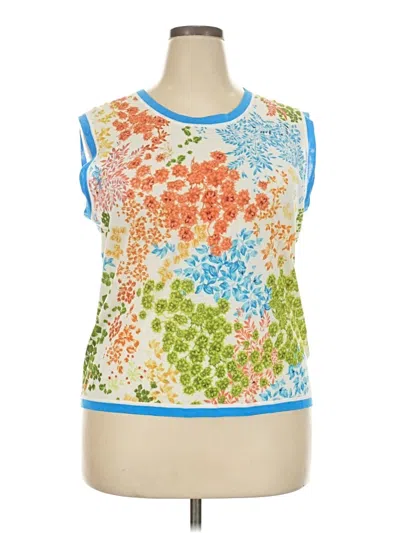 Pre-owned Escada Sleeveless T-shirt In Blue