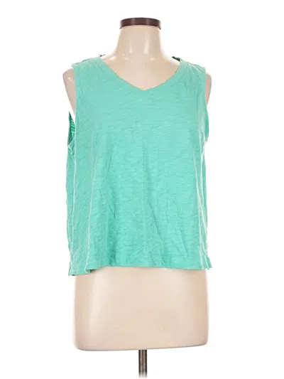 Pre-owned Escada Sleeveless T-shirt In Green