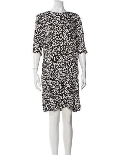 Pre-owned Escada Sport Animal Print Mini Dress In Multi