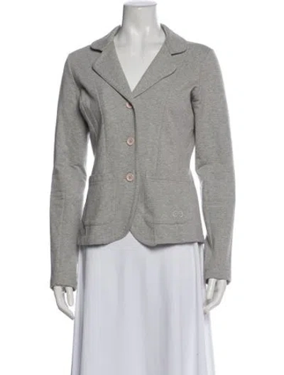 Pre-owned Escada Sport Blazer In Gray