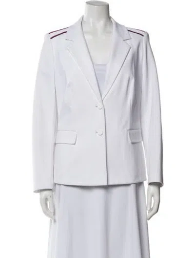 Pre-owned Escada Sport Blazer In White