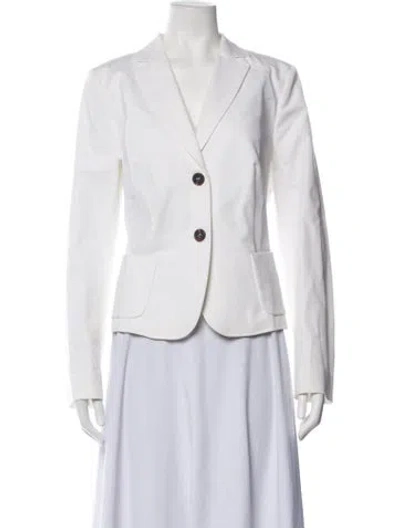 Pre-owned Escada Sport Blazer In White