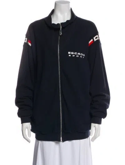 Pre-owned Escada Sport Bomber Jacket In Blue