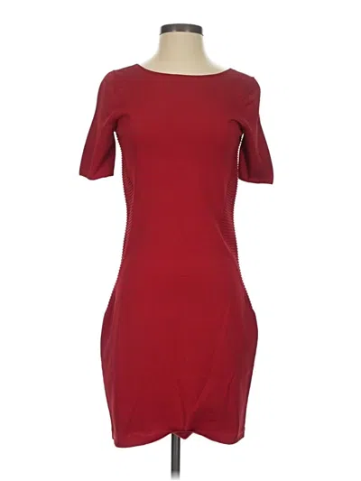 Pre-owned Escada Sport Casual Dress In Burgundy