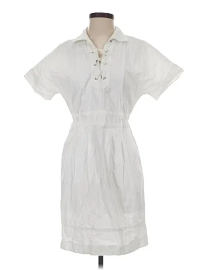 Pre-owned Escada Sport Casual Dress In White