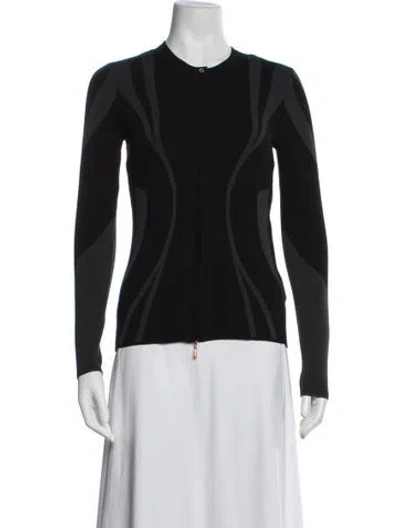 Pre-owned Escada Sport Crew Neck Sweater In Black