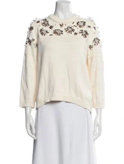 Pre-owned Escada Sport Crew Neck Sweater In Blue