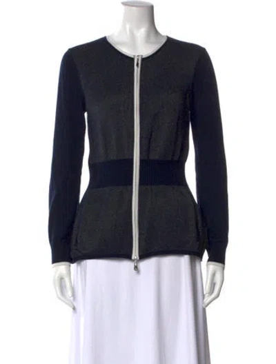 Pre-owned Escada Sport Crew Neck Sweater In Blue