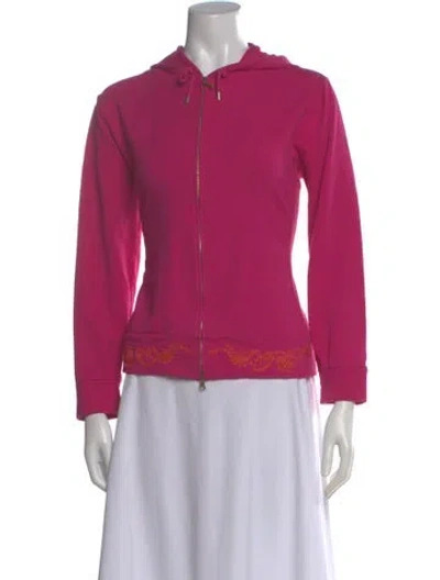 Pre-owned Escada Sport Crew Neck Sweater In Pink