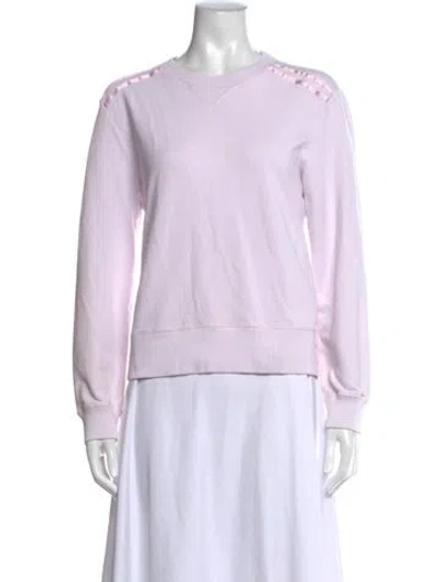 Pre-owned Escada Sport Crew Neck Sweater In Pink