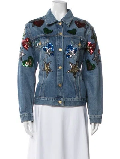 Pre-owned Escada Sport Denim Jacket In Blue