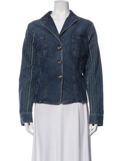 Pre-owned Escada Sport Denim Jacket In Blue