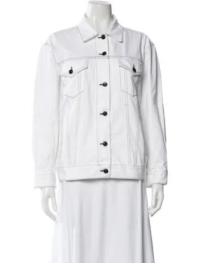 Pre-owned Escada Sport Denim Jacket In Neutral