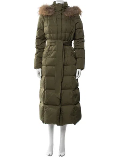 Pre-owned Escada Sport Down Coat In Green