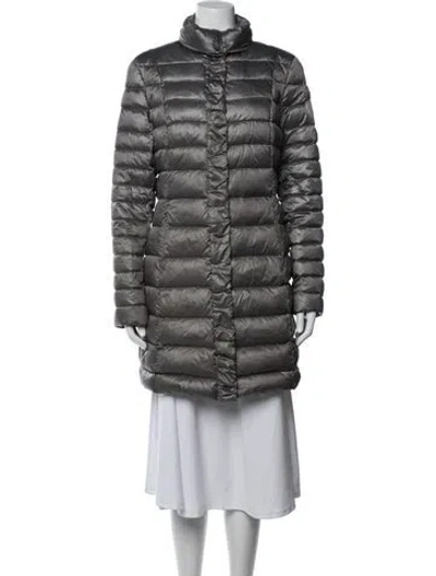 Pre-owned Escada Sport Down Coat In Grey