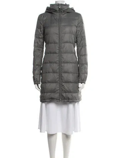 Pre-owned Escada Sport Down Coat In Grey
