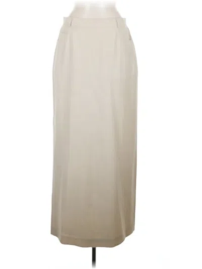 Pre-owned Escada Sport Formal Skirt In Ivory