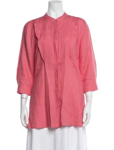 Pre-owned Escada Sport Linen Jacket In Red
