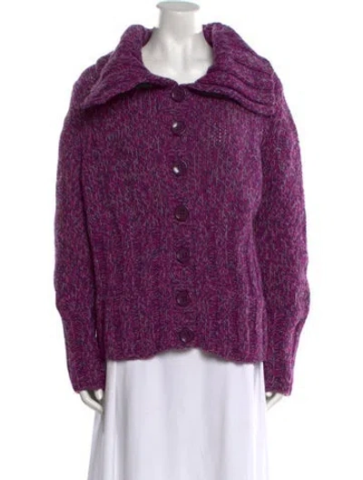 Pre-owned Escada Sport Merino Wool Sweater W/ Tags In Purple
