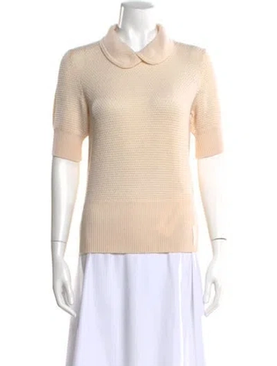Pre-owned Escada Sport Merino Wool Turtleneck Sweater W/ Tags In Neutral