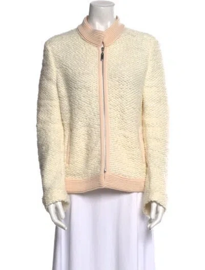 Pre-owned Escada Sport Mock Neck Sweater In Blue